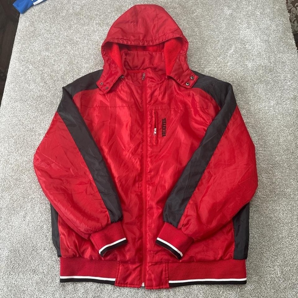 Ohio State Varsity Athletics Windbreaker Fleece Zipped Hood Jacket Large